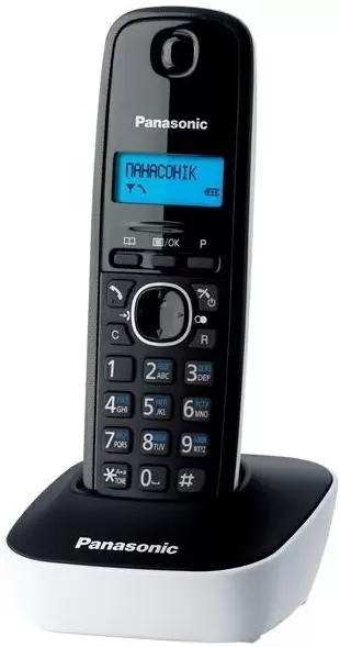 Telefon fără fir Panasonic KX-TG1611UAW, alb