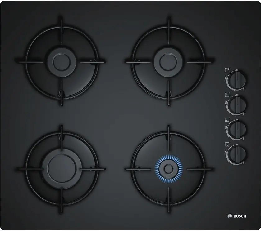 Газовая панель Bosch POP6B6B10, черный