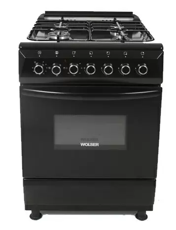 Aragaz Wolser WL-60602 BGE Turbo EM, negru