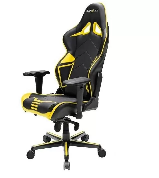 Компьютерное кресло DXRacer GC-R131-NY, черный/желтый