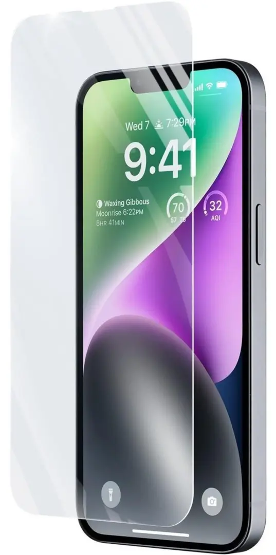 Защитное стекло Cellularline Tempered Glass Antishock for Apple iPhone 14/14 Pro Transparent