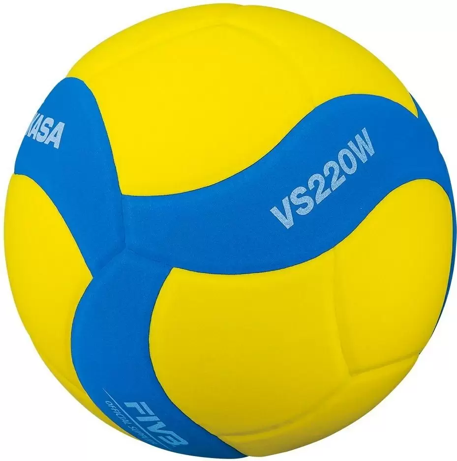 Мяч волейбольный Mikasa VS220W, желтый/синий