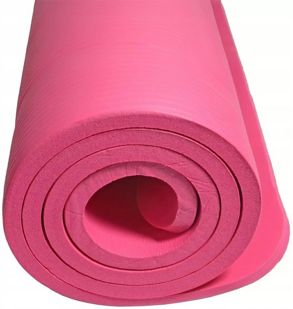 Covoraș fitness EB Fit Fitness Mat NBR, roz