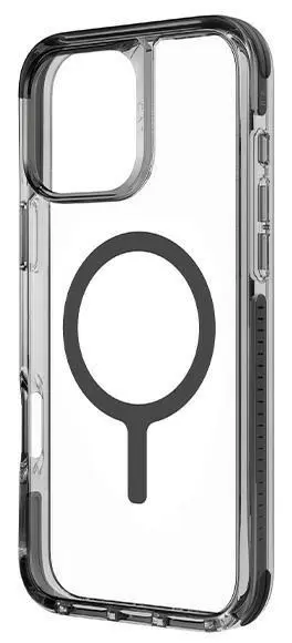 Husă de protecție Uniq Case Hybrid Combat for iPhone 16 Pro, negru/transparent