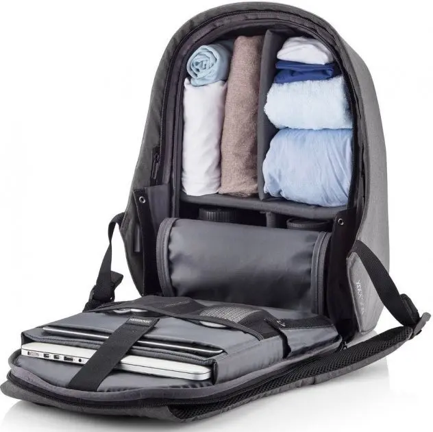 Rucsac XD Design Bobby Hero Regular, gri/negru pe tehnoparc.md Rucsac XD Design Bobby Hero Regular, gri/negru