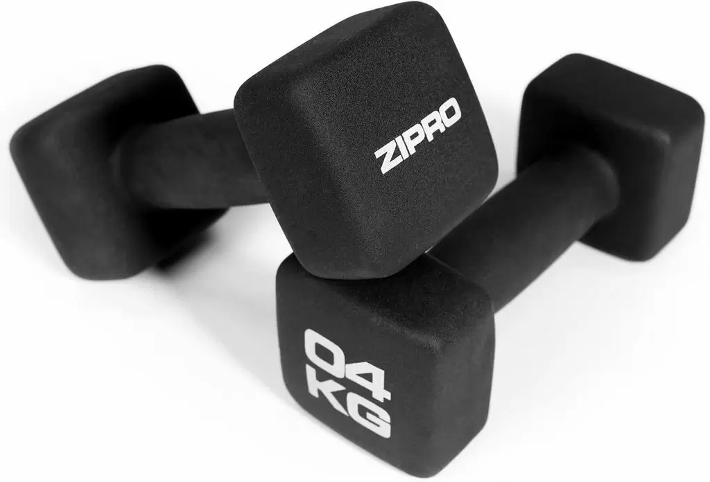 Гантель Zipro Neoprene Dumbbells 2x4кг, черный