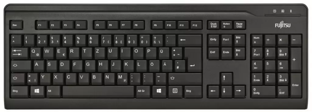Клавиатура Fujitsu KB410, черный