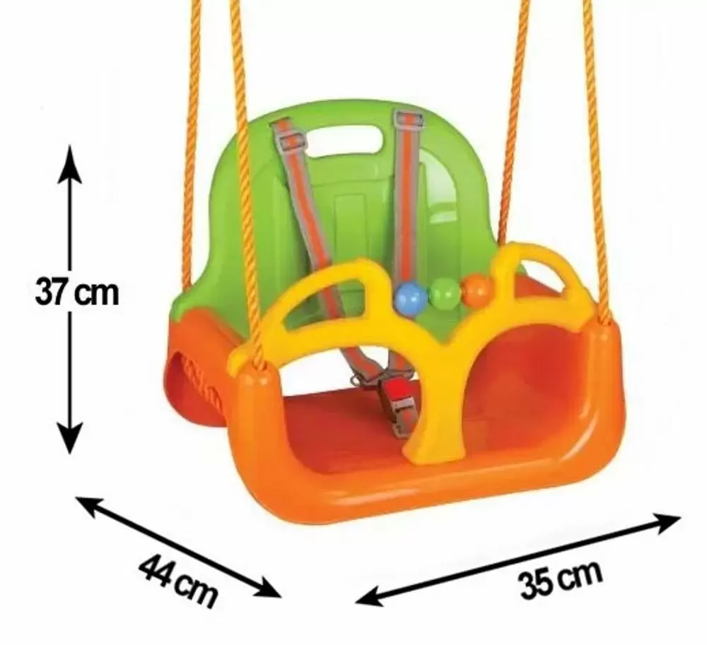 Leagăn pentru copii Woopie 28590, verde/portocaliu