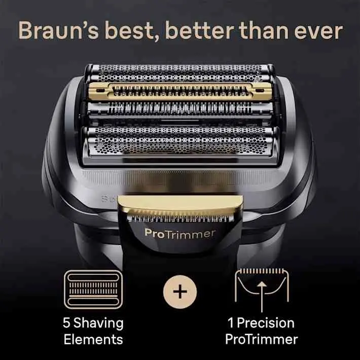 Электробритва Braun 9517s, серебристый