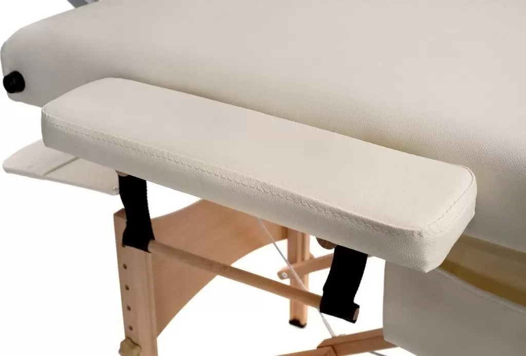 Masă pentru masaj cu 4 secţiuni BodyFit 642, alb