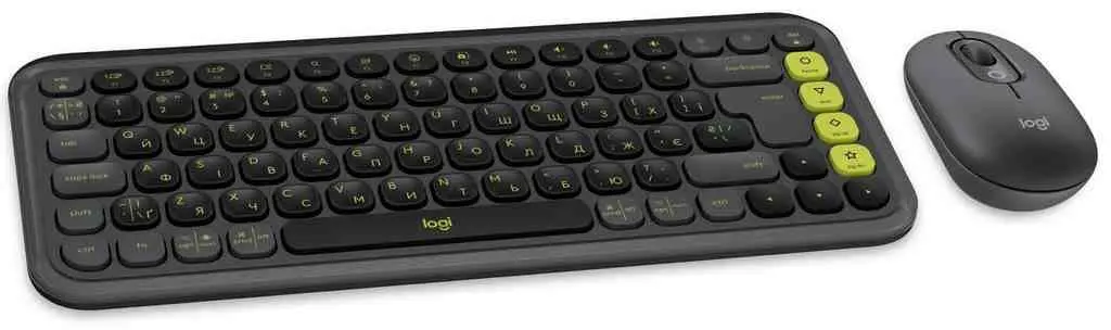 Set Logitech POP ICON, grafit/verde