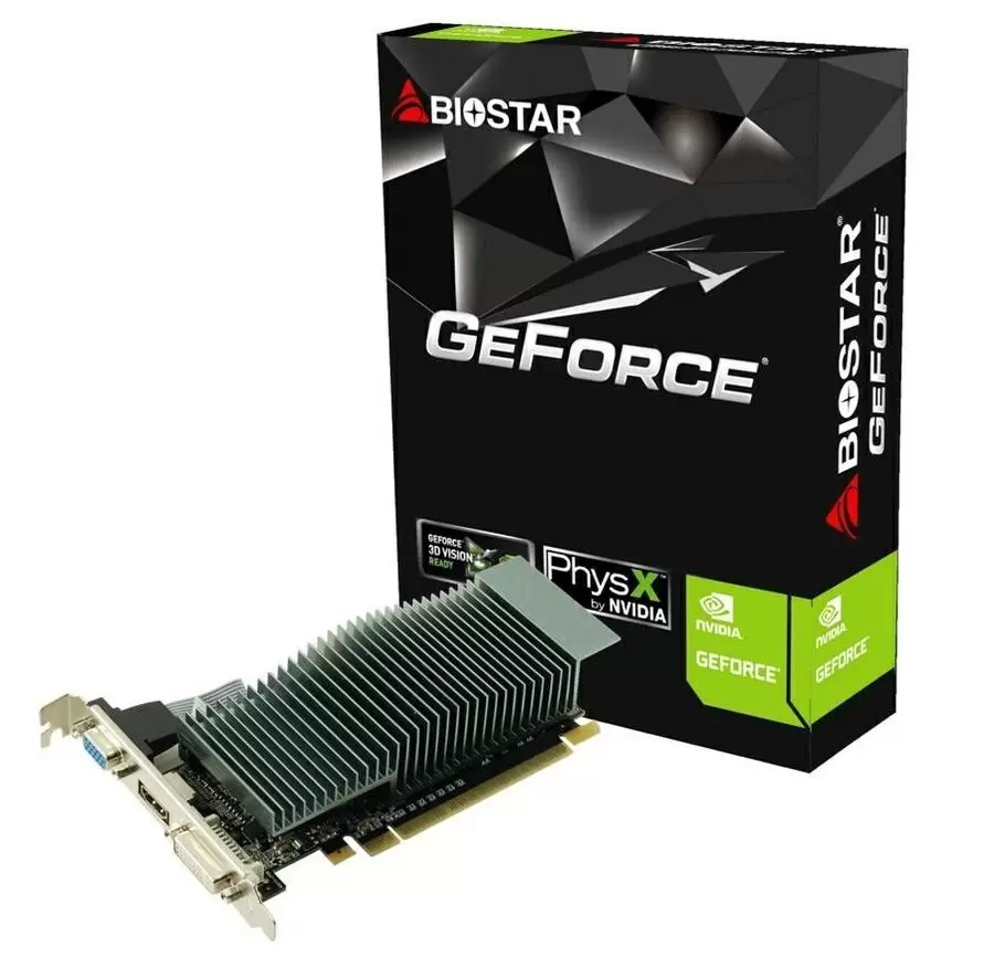 Placă video Biostar GeForce 210 1GB GDDR3 Low Profile