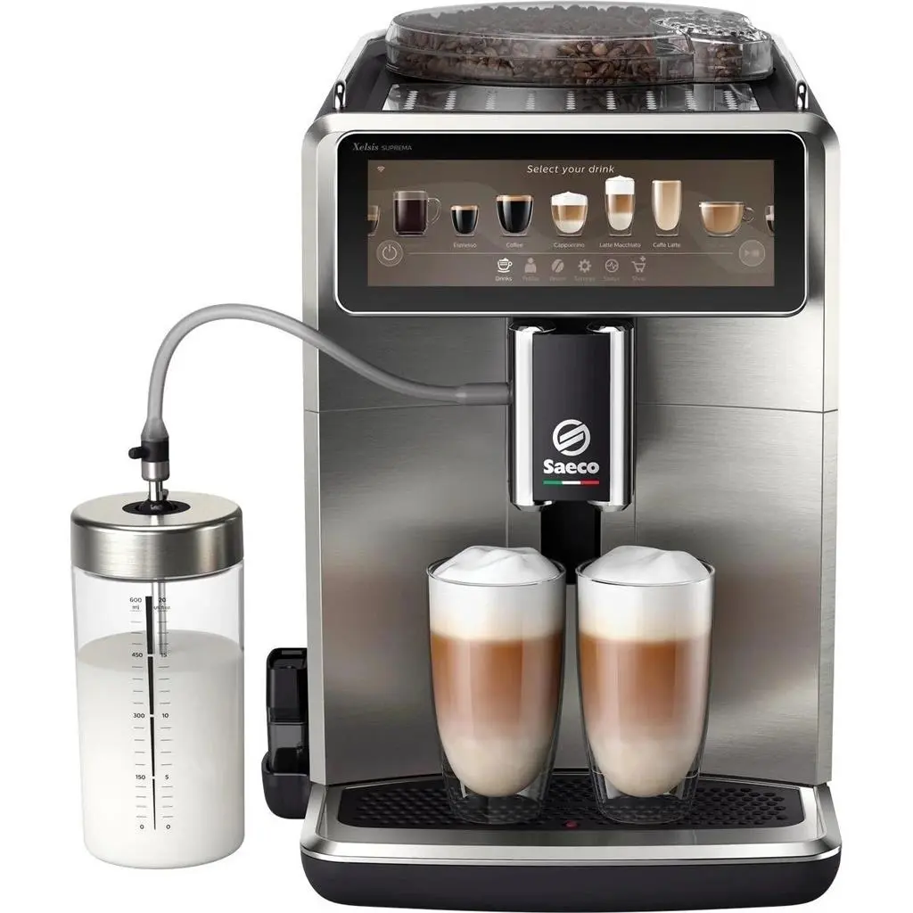 Кофемашина Saeco SM8885/00, черный/серебристый
