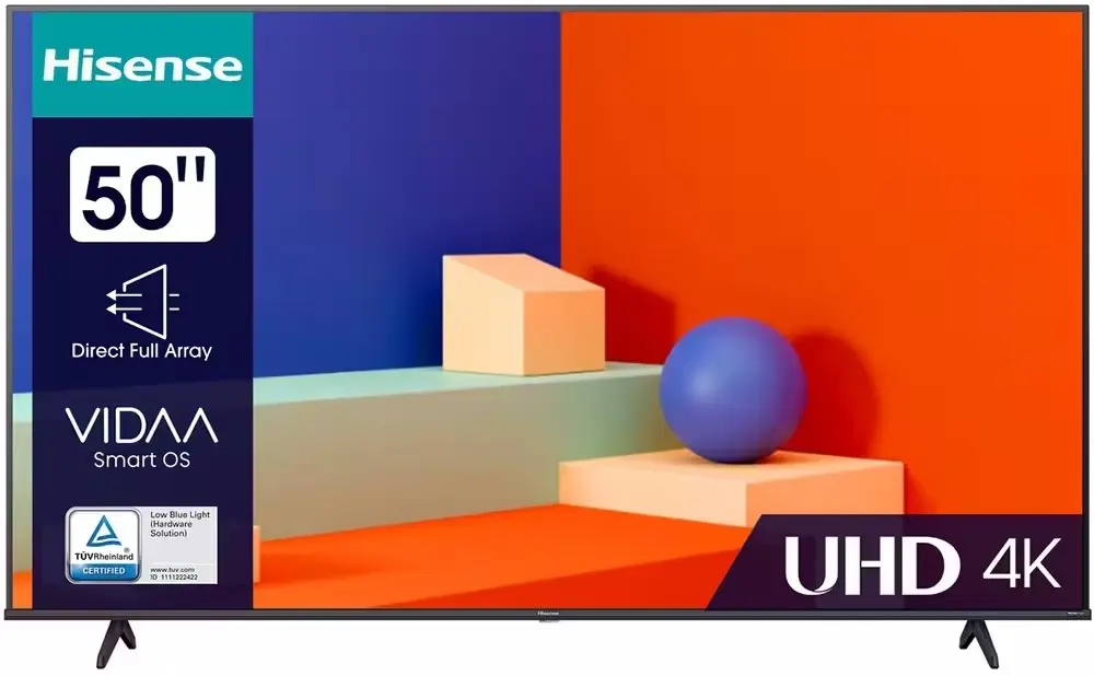 Телевизор Hisense 50A6K, черный