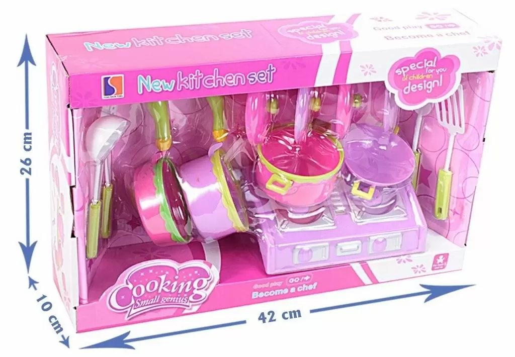 Set de joacă Malplay New Kitchen Set, roz
