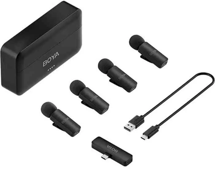 Microfon Boya BY-V4U, negru