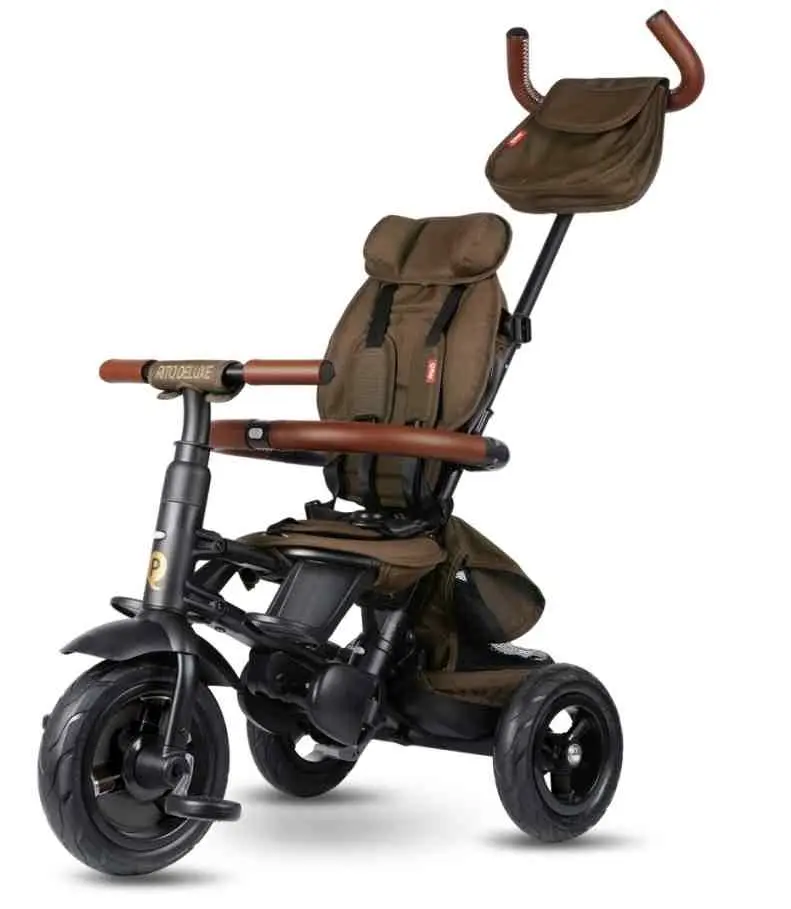Bicicletă pentru copii Qplay Rito Deluxe, cafeniu