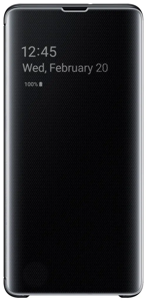 Husă de protecție Samsung Clear View Cover Galaxy S10E, negru