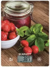 Cântar de bucătărie Scarlett SC-KS57P61, roșu/imagine