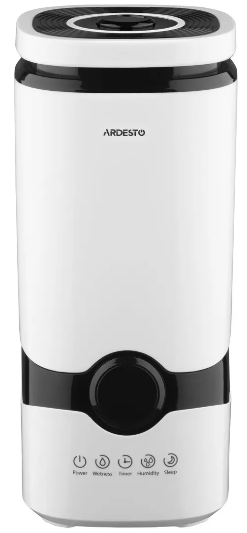 Umidificator de aer Ardesto USH-M-LCD-4L-W, alb/negru pe tehnoparc.md Umidificator de aer Ardesto USH-M-LCD-4L-W, alb/negru