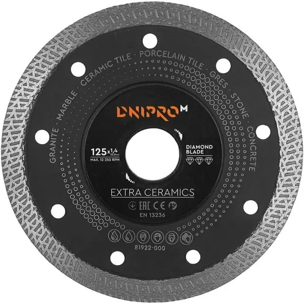 Диск для резки Dnipro-M 125/1.4/22.2 Extra-Ceramics