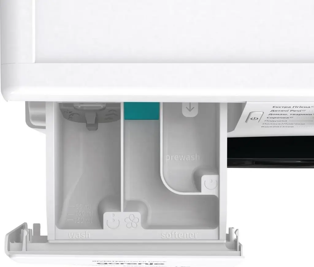 Maşină de spălat rufe Gorenje WNEI82SDS/UA, alb
