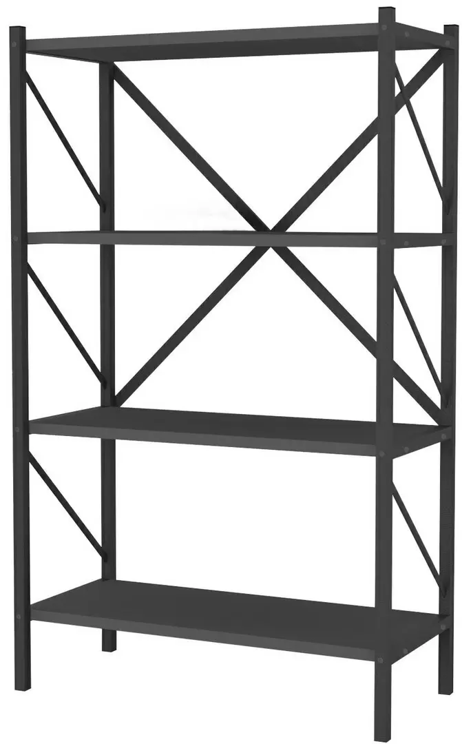 Etajeră Fabulous 4 Shelves Metal, antracit