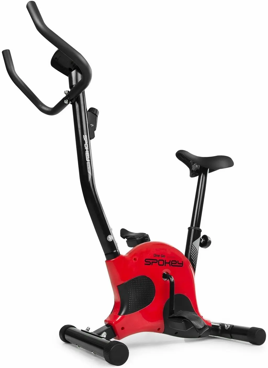 Bicicletă fitness Spokey Onego, roșu/negru