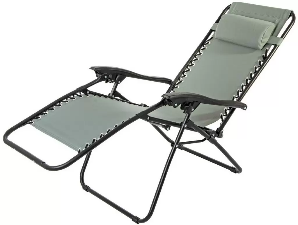 Scaun pliant pentru camping Royokamp Garden Chair, gri