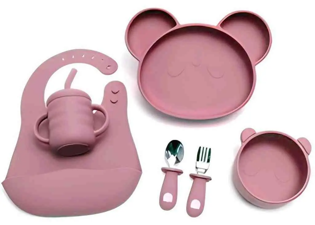 Set de hrănire 4Play Tenderly, roz