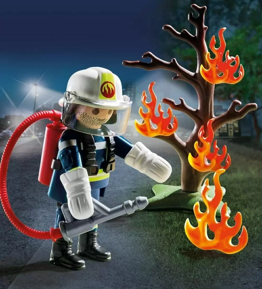 Игровой набор Playmobil Firefighter With Tree