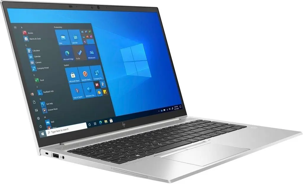 Laptop HP EliteBook 855 G8 (15.6"/FHD/Ryzen5 5650U/16GB/512GB/W10P64), argintiu