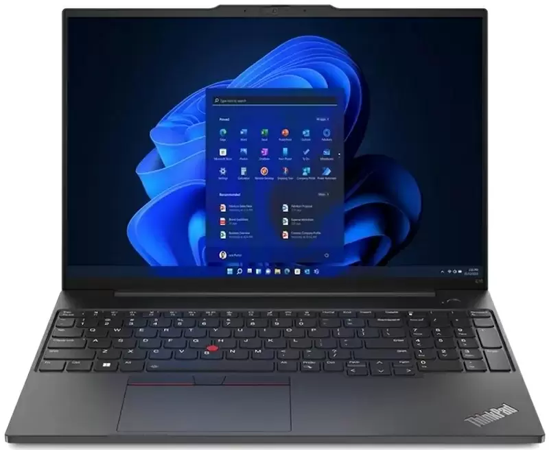 Laptop Lenovo ThinkPad E16 Gen 1 (16.0"/WUXGA/Core i7-1355U/16GB/512GB/Intel Iris Xe), negru