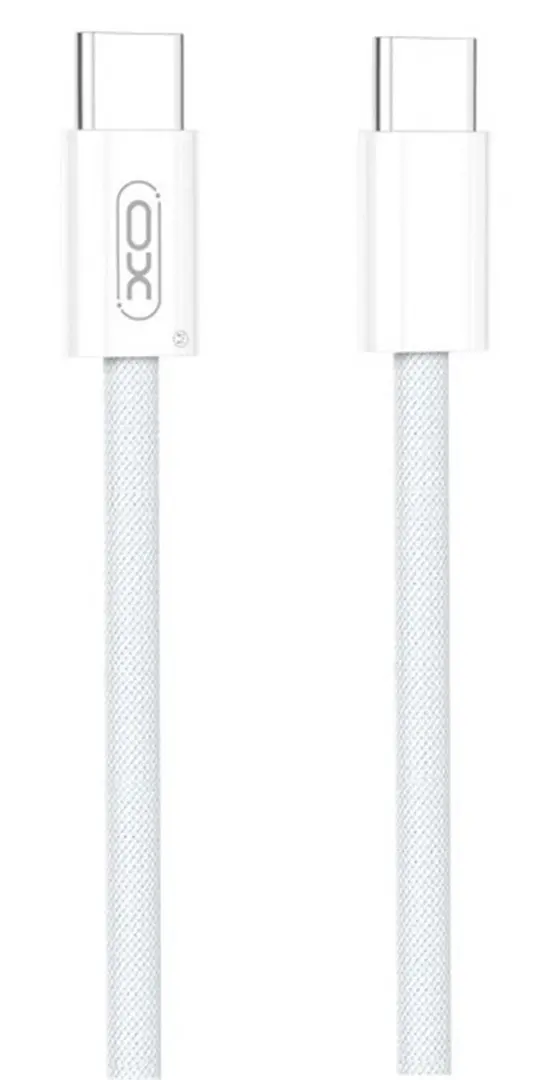 Cablu USB XO NB-Q260B Type-C to Type-C, alb