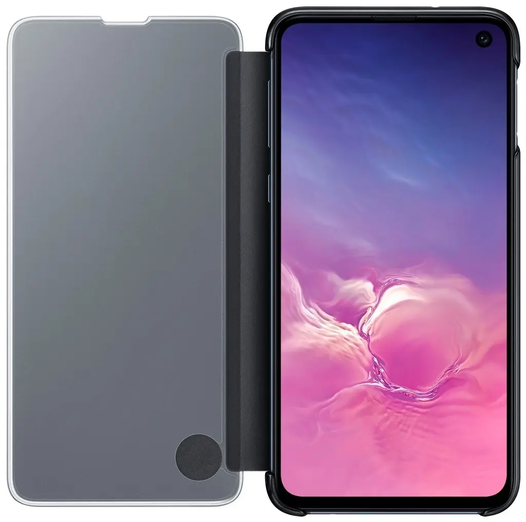 Husă de protecție Samsung Clear View Cover Galaxy S10E, negru