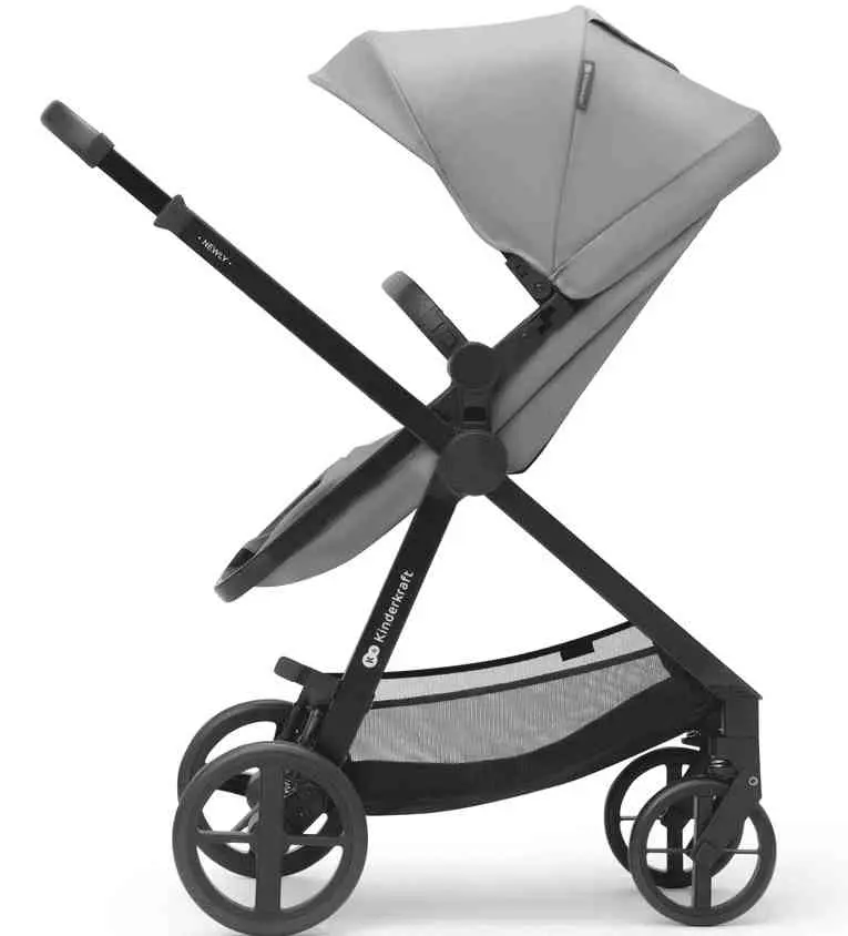 Коляска KinderKraft Newly 3in1 Mink Pro, серый