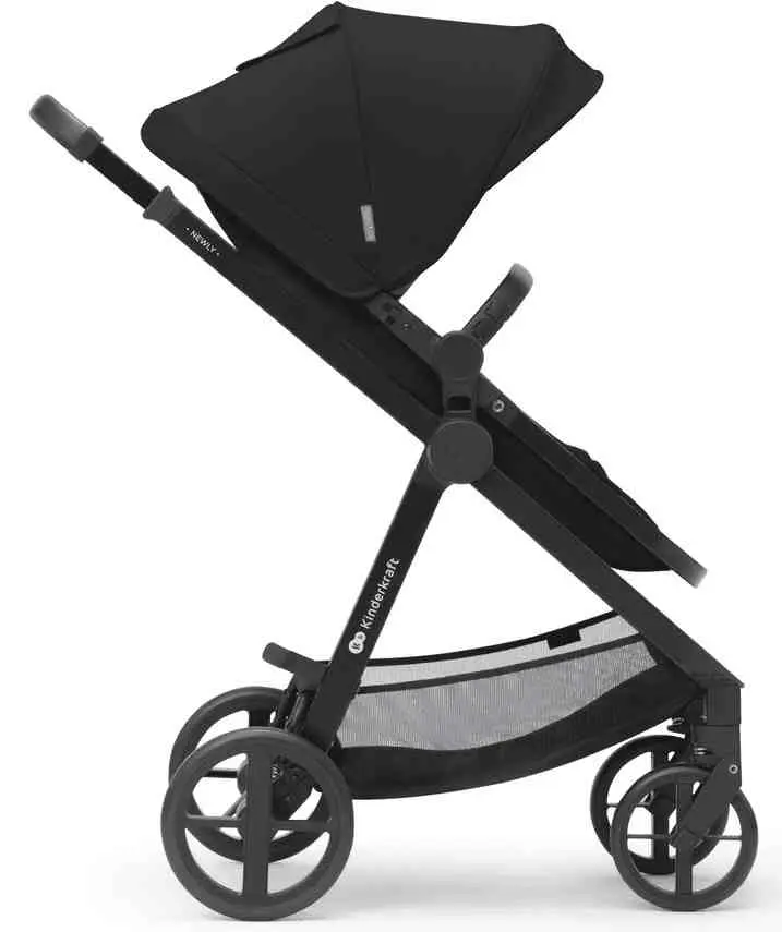 Коляска KinderKraft Newly 3in1 Mink Pro, черный
