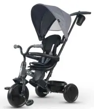 Bicicletă pentru copii Qplay Elite Platinum, gri