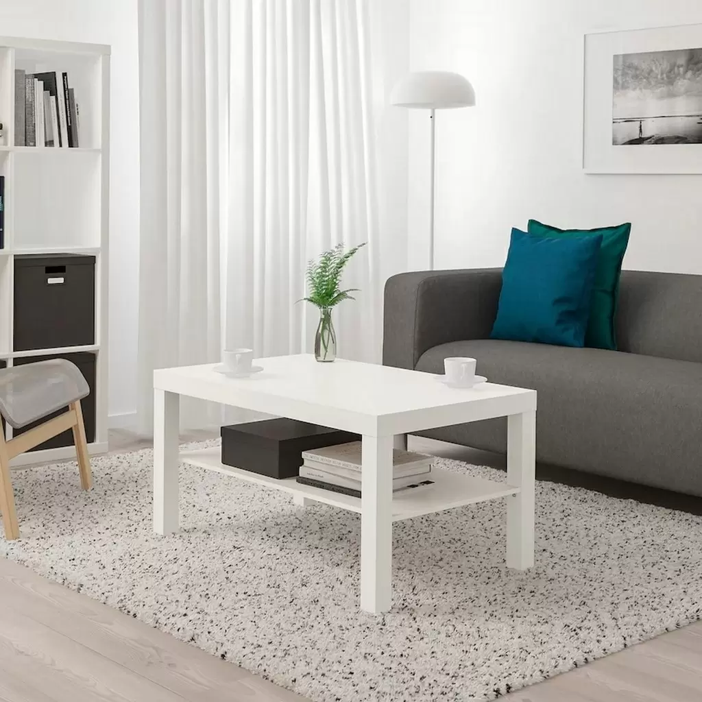 Журнальный столик IKEA Lack 90x55см, белый