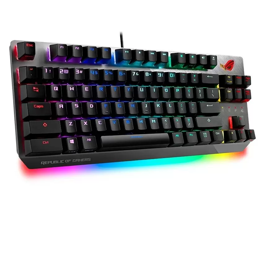 Клавиатура Asus ROG Strix Scope TKL Deluxe Red Switch, черный