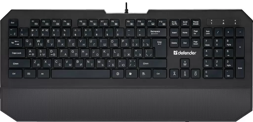 Tastatură Defender Oscar 600, negru