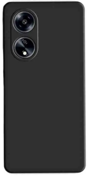 Husă de protecție Helmet Case Liquid Silicone Oppo A98 (HMTCLSOPA98BK), negru