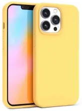 Husă de protecție Helmet Case Liquid Silicone iPhone 12 Pro Max (HMT-CLSIP12PMYL), galben