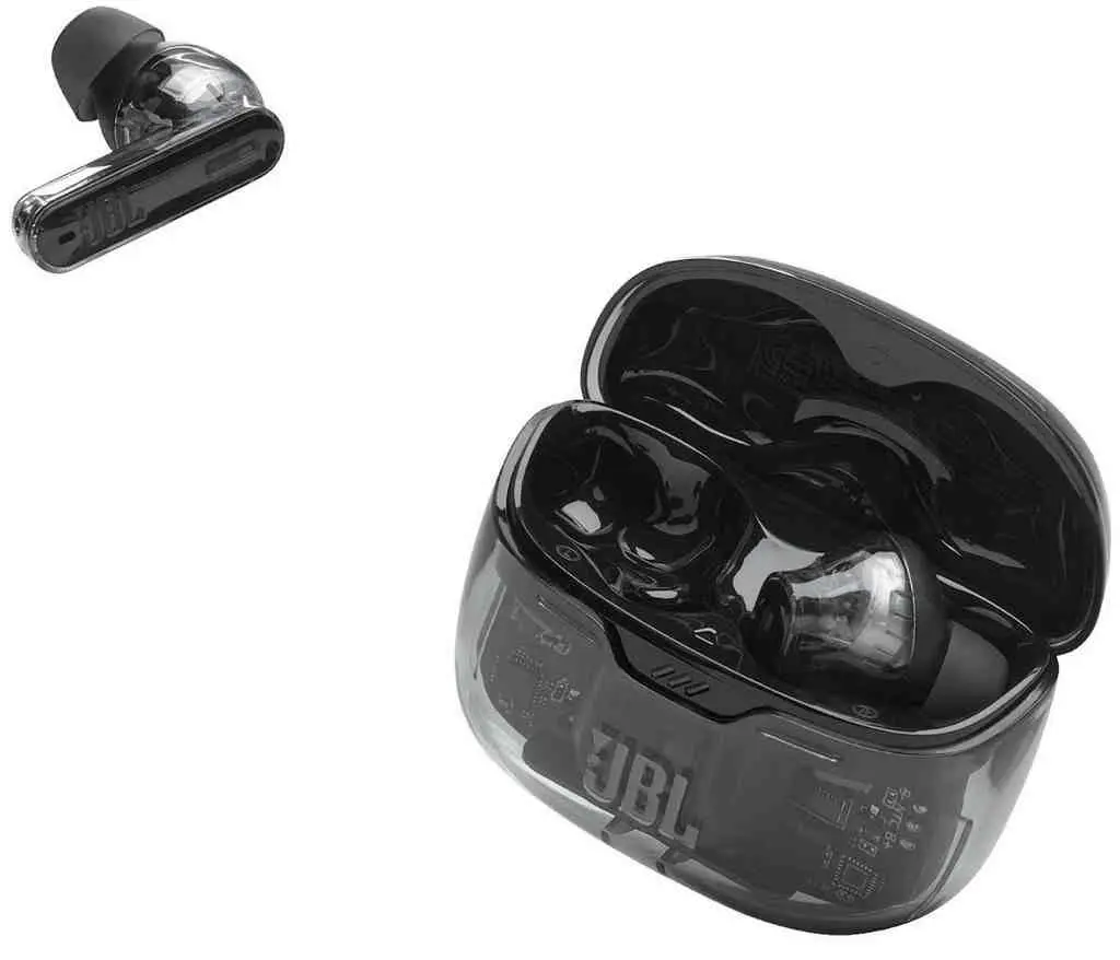 Căşti JBL Tune Beam Ghost, negru