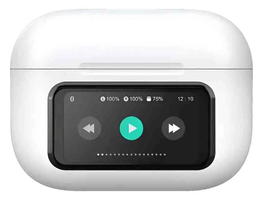 Căşti Helmet E26 ANC Smart Display, alb