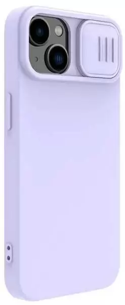 Чехол Nillkin Apple iPhone 14 CamShield Silky Silicone Case, фиолетовый