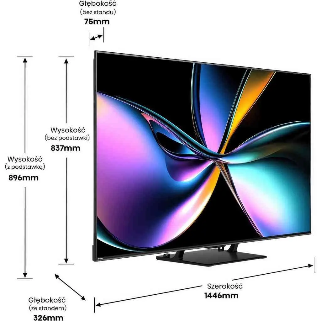 Televizor Hisense 65U78Q Pro, negru