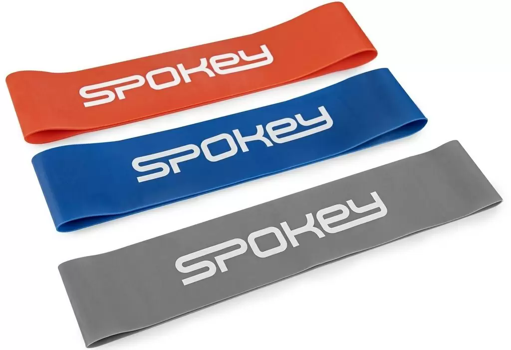Эспандер Spokey Flex Set, красный/синий/серый