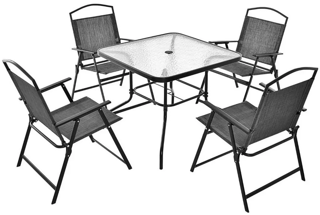 Set mobilă de grădină Costway NP11214GR, gri