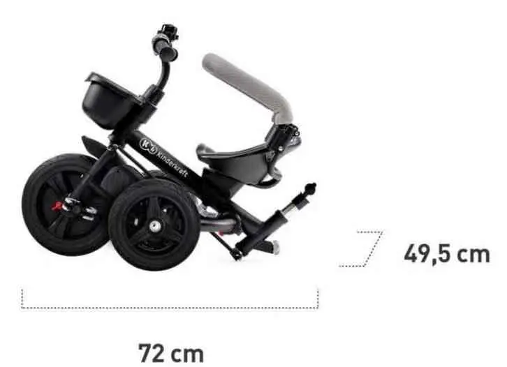 Bicicletă pentru copii KinderKraft Aveo, gri